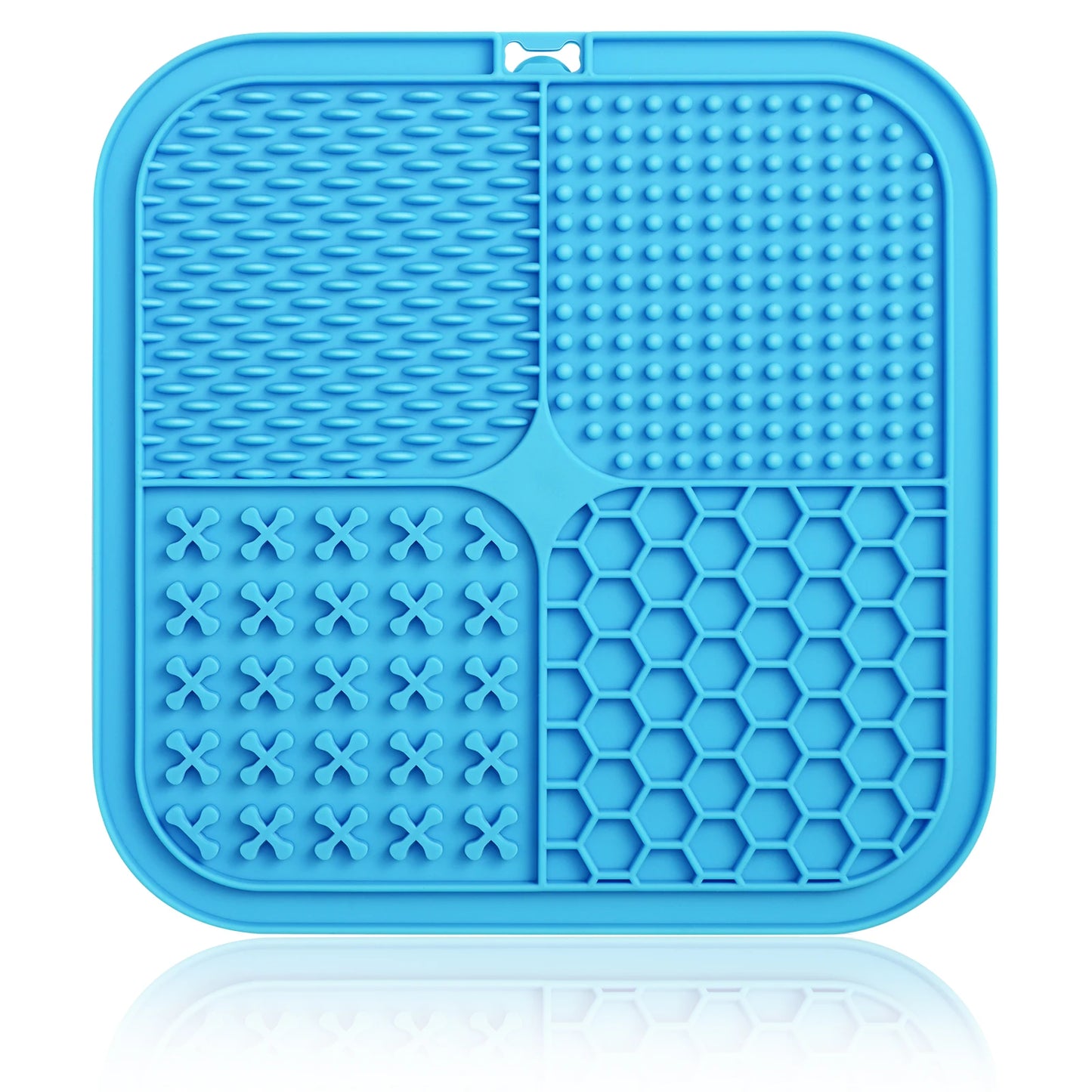 Dog Lick Mat with Suction Cups Slow Feeders Licking Pet Anxiety Relief Cat Training for Food, Yogurt, Peanut Butter