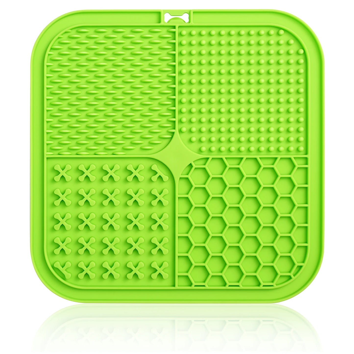 Dog Lick Mat with Suction Cups Slow Feeders Licking Pet Anxiety Relief Cat Training for Food, Yogurt, Peanut Butter