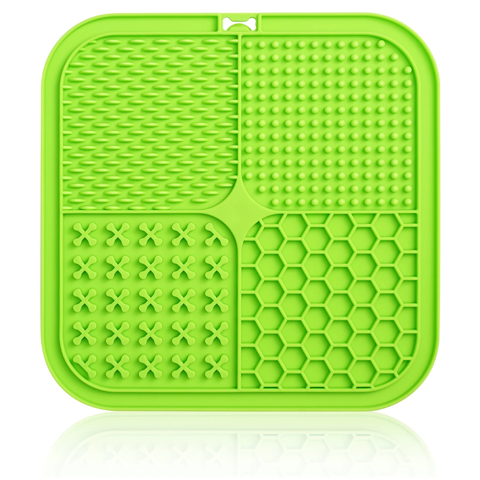 Dog Lick Mat with Suction Cups Slow Feeders Licking Pet Anxiety Relief Cat Training for Food, Yogurt, Peanut Butter